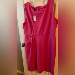 NWT Elegant Pink Talbots Knot Dress 14